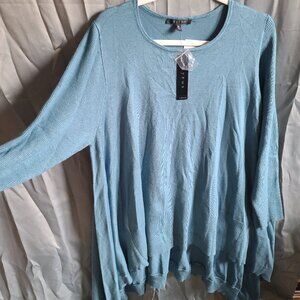 Flowy blue sweater